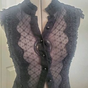 Victorian/goth style lace top